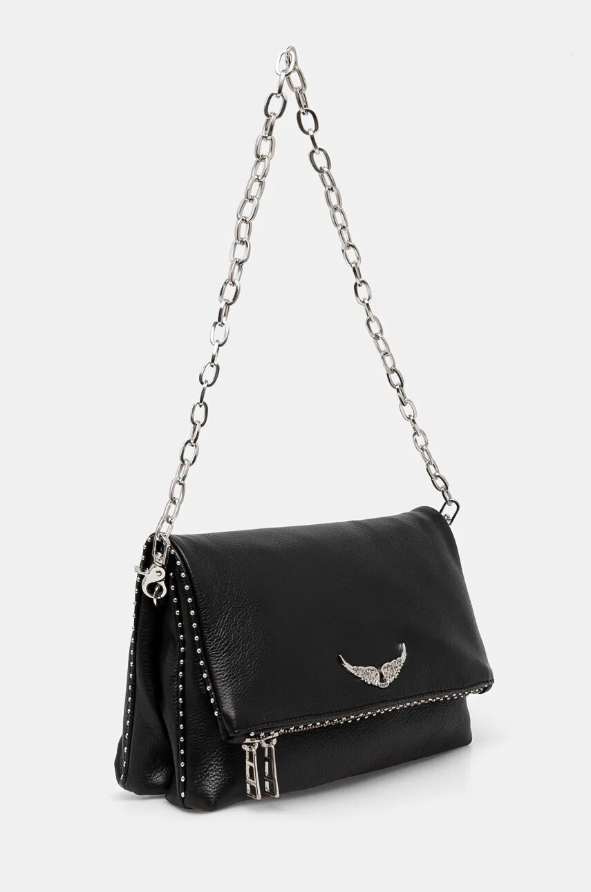 Шкіряна сумочка ZADIG&VOLTAIRE колір чорний LWBA00009