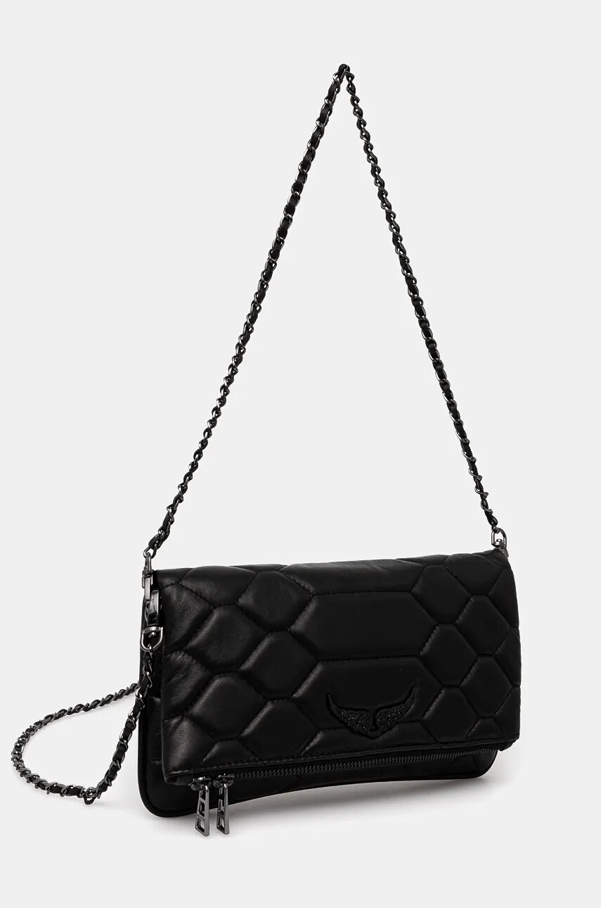 Шкіряна сумочка ZADIG&VOLTAIRE колір чорний LWBA02581