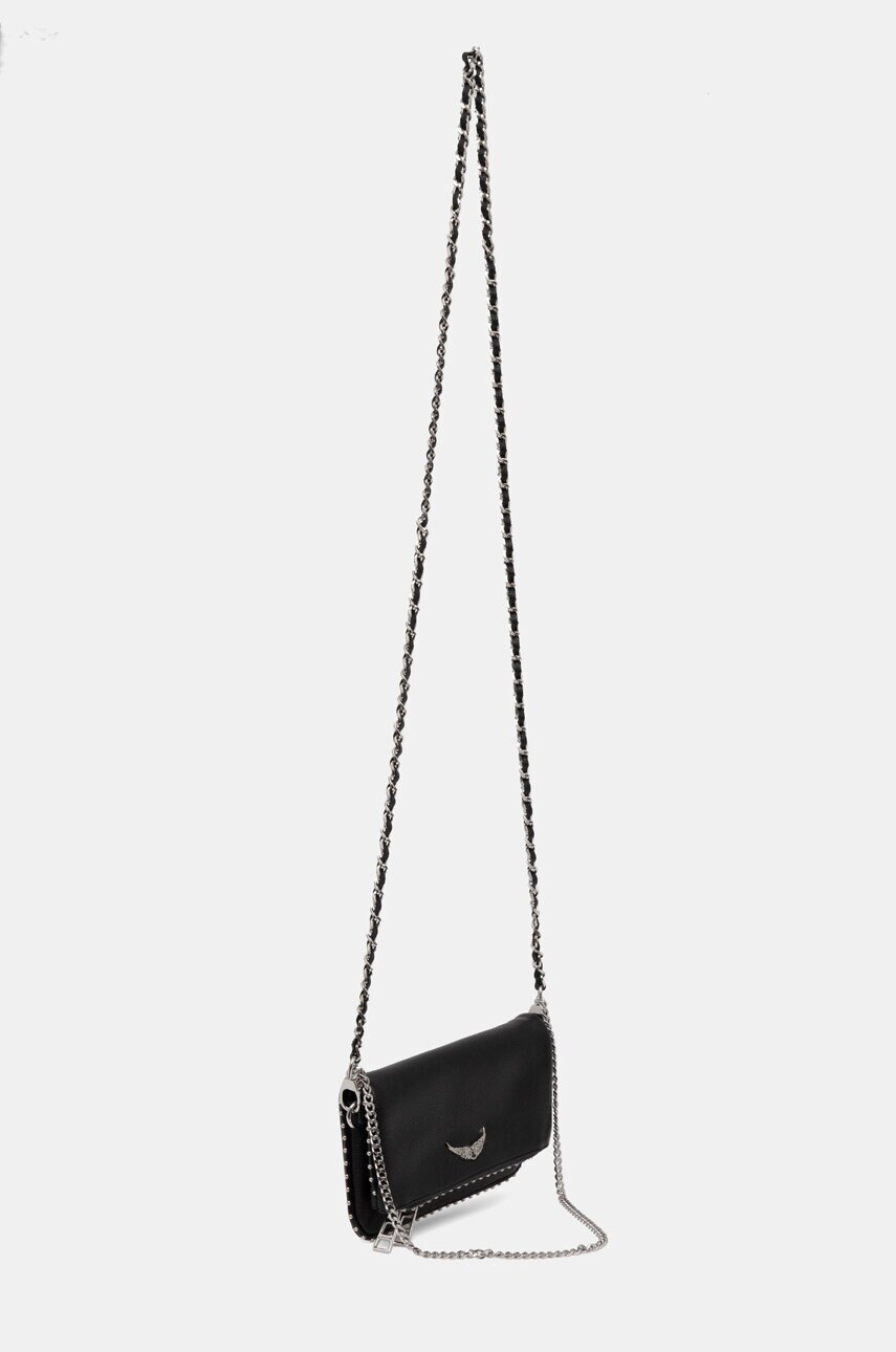 Шкіряна сумочка ZADIG&VOLTAIRE колір чорний LWBA00006