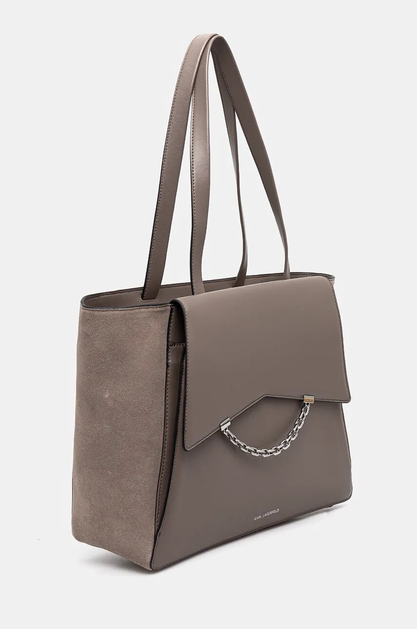 Сумочка Karl Lagerfeld колір сірий 246W3039