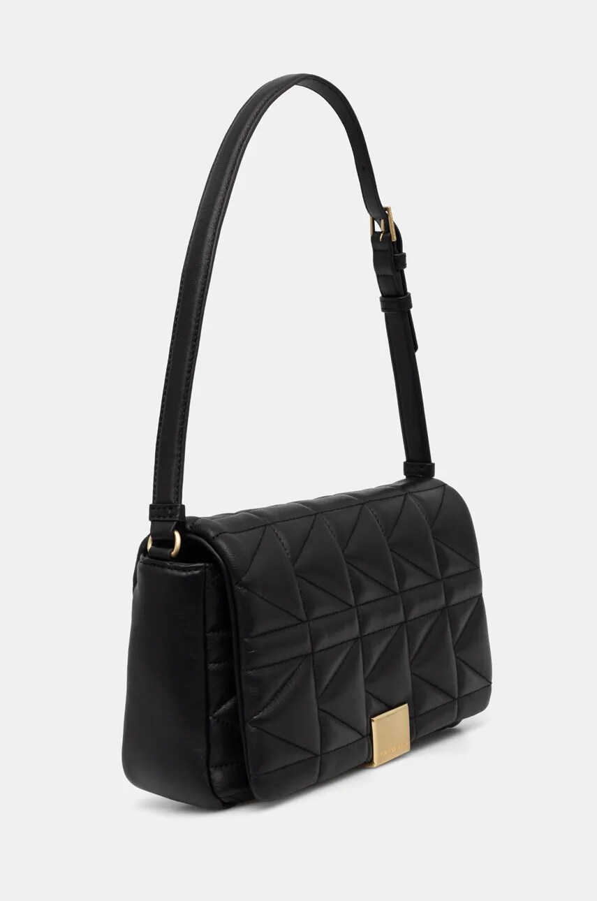 Шкіряна сумочка Karl Lagerfeld колір чорний 246W3091