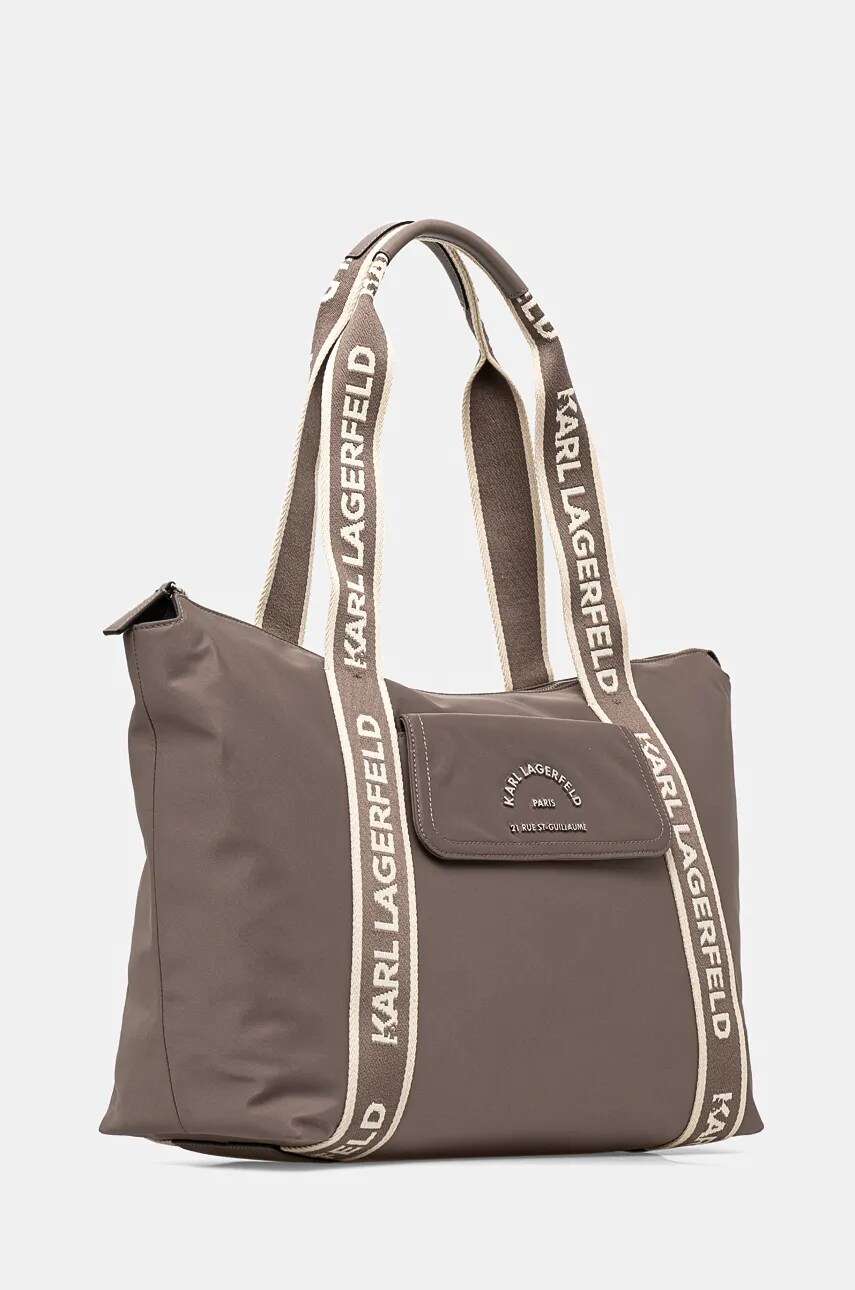 Сумочка Karl Lagerfeld колір сірий 246W3068