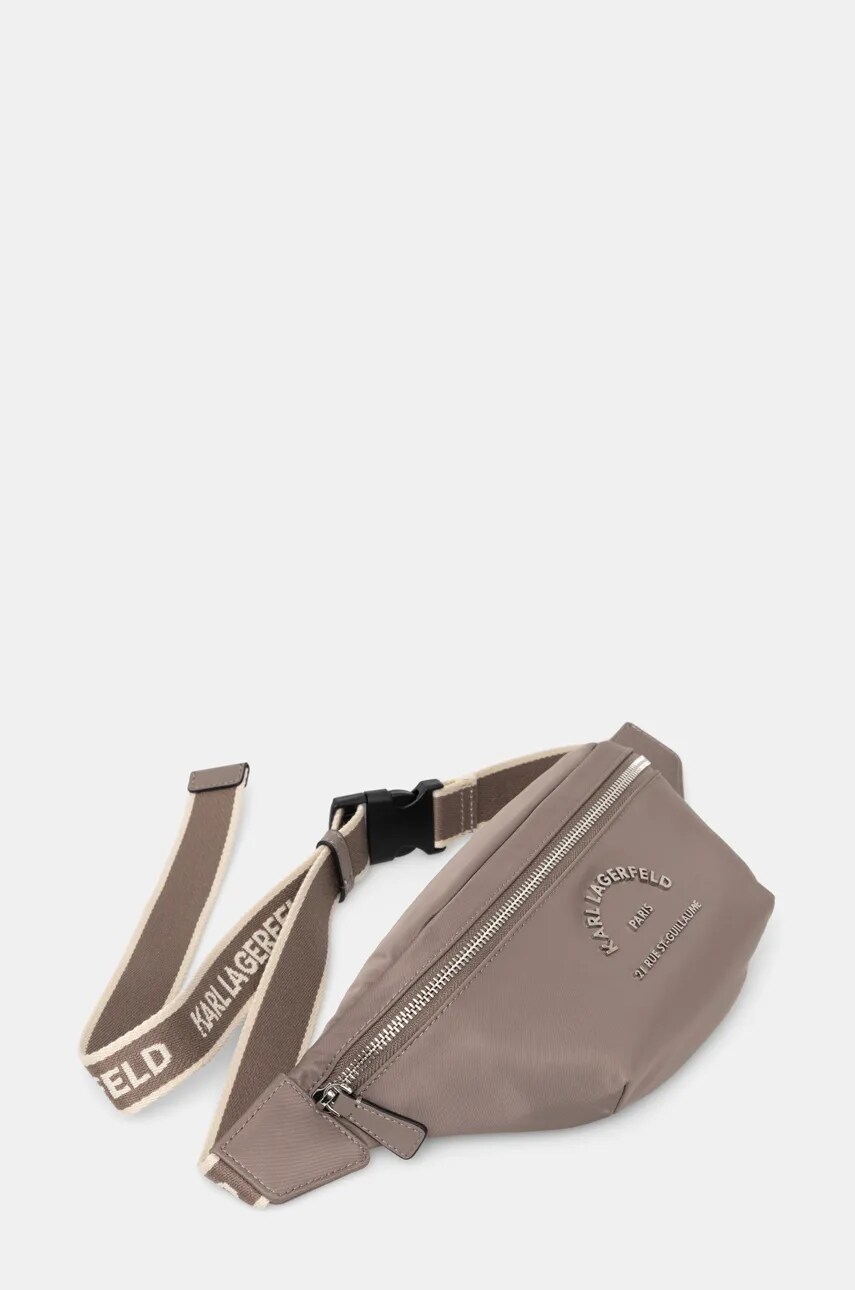 Сумка на пояс Karl Lagerfeld колір сірий 246W3067