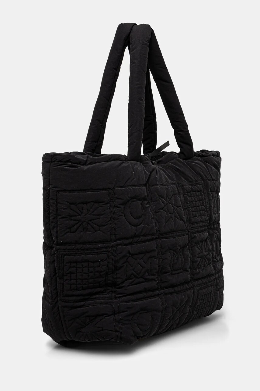 Сумочка Nanushka SOFT TOTE колір чорний NU24FWBT12451