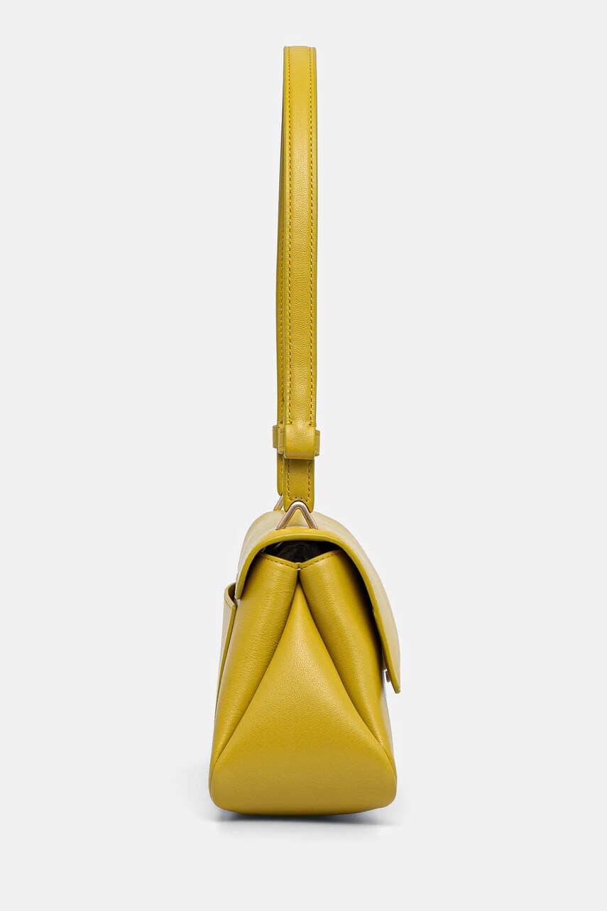 Шкіряна сумочка Kate Spade колір бежевий KF844