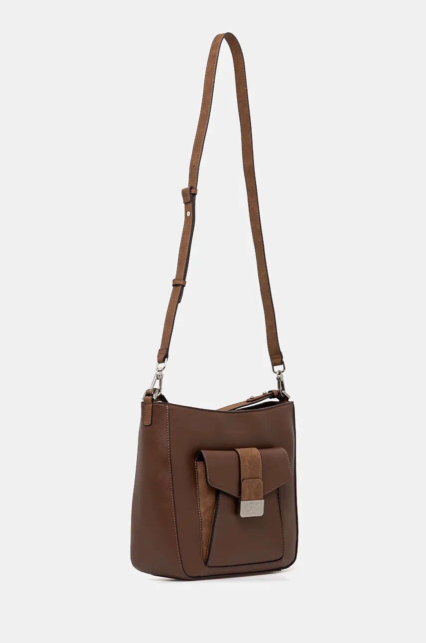 Сумочка U.S. Polo Assn. Romantic колір коричневий BIUR08425WVP