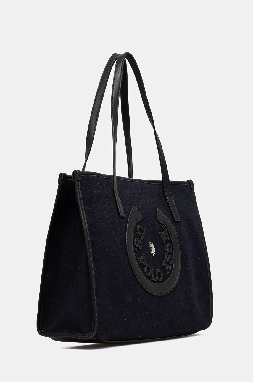 Сумочка U.S. Polo Assn. Stripes колір чорний BIUS28456WZC