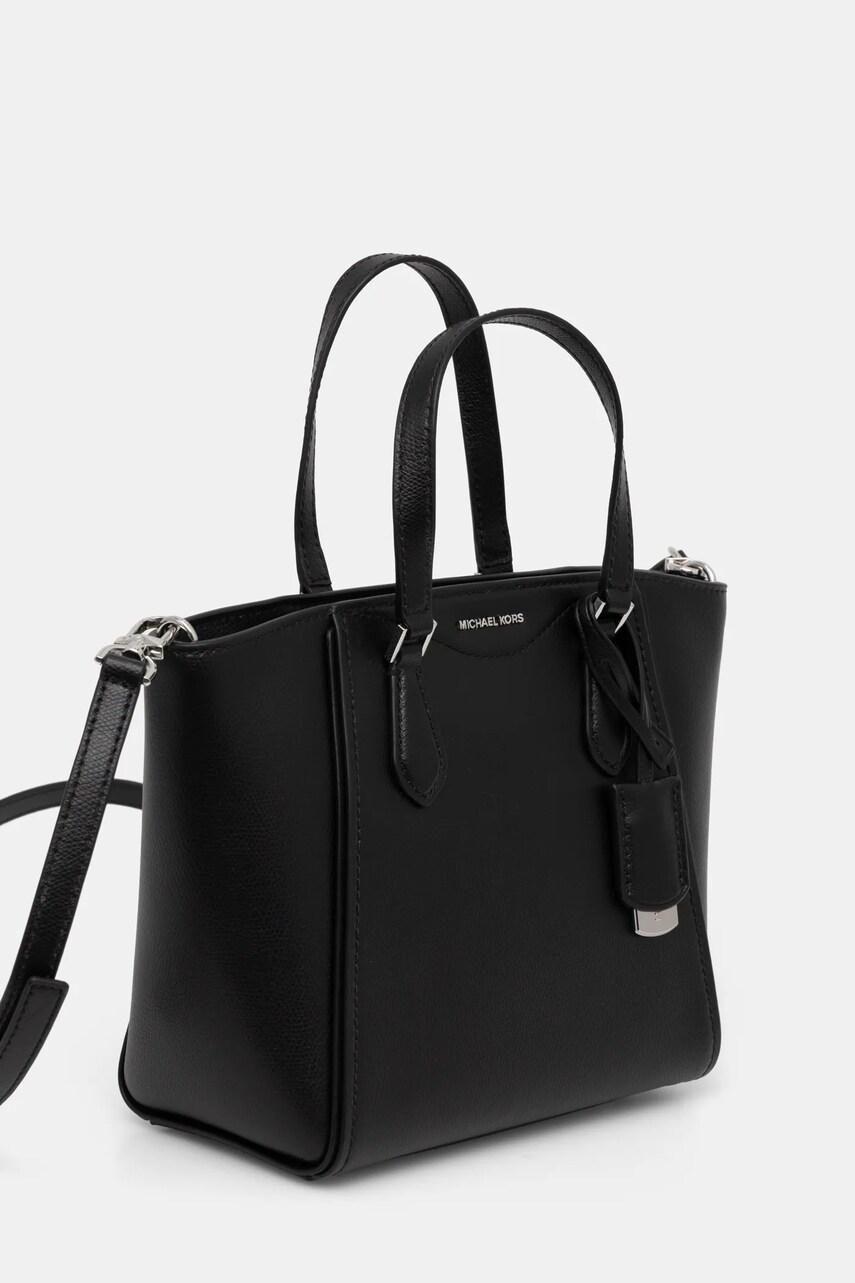 Шкіряна сумочка MICHAEL Michael Kors колір чорний 32F4STBC1L