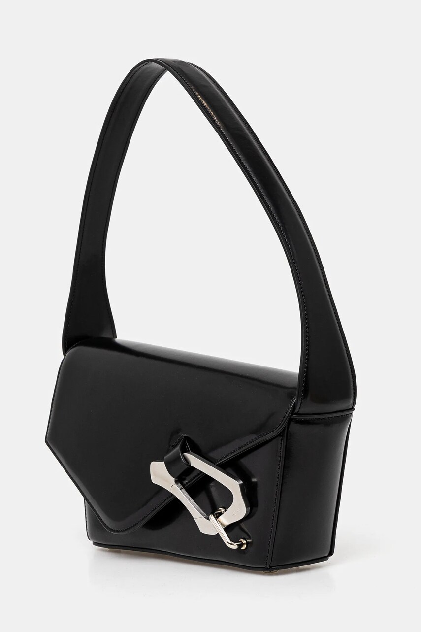 Шкіряна сумочка Heliot Emil колір чорний AW24.15.073.BLK01