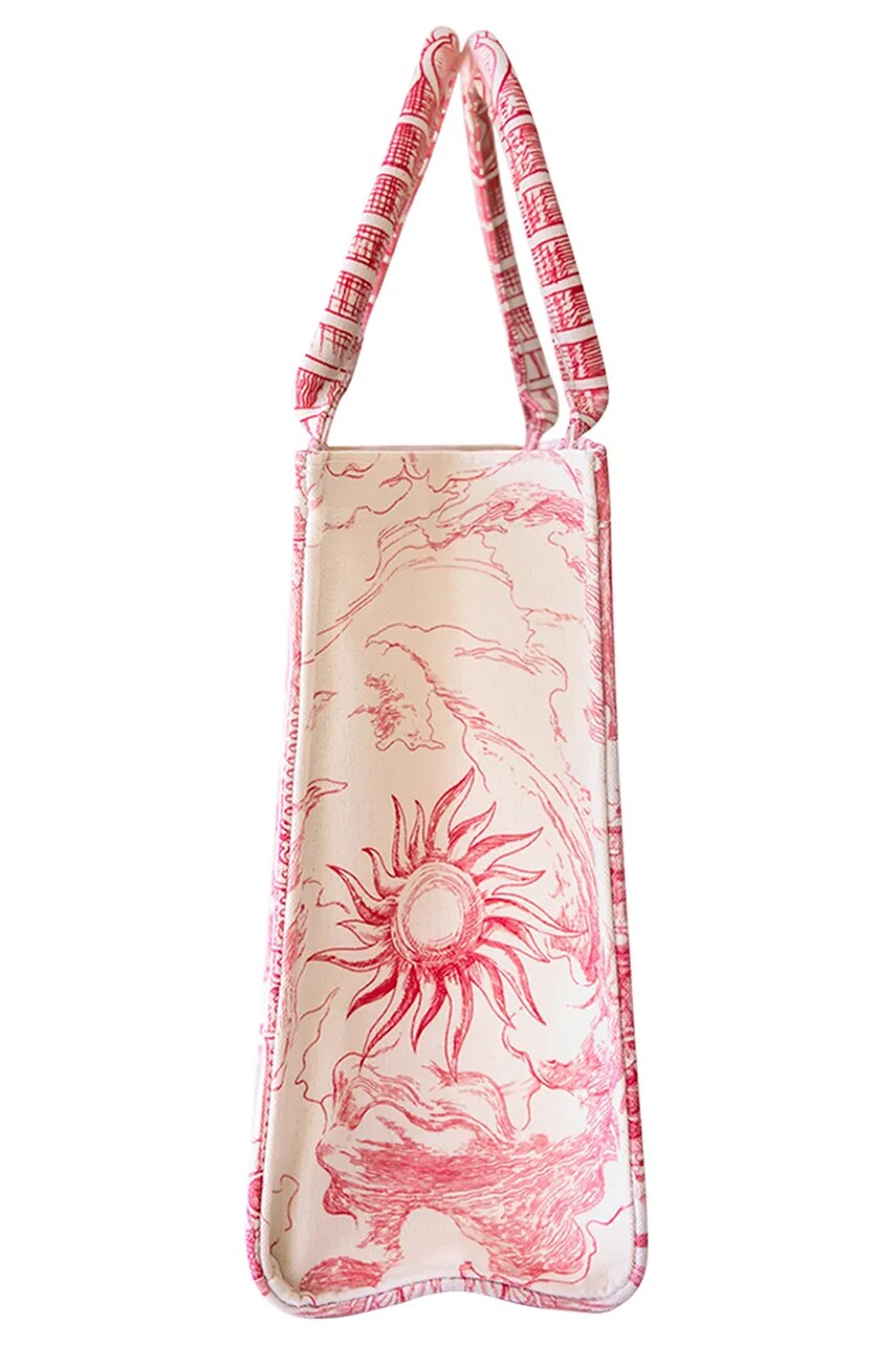 Сумочка Lilou колір червоний SHOP/MED/CANVAS/RED/30
