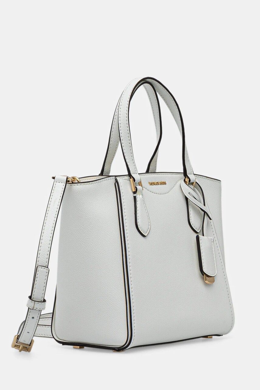 Шкіряна сумочка MICHAEL Michael Kors колір білий 32F4GTBC1L