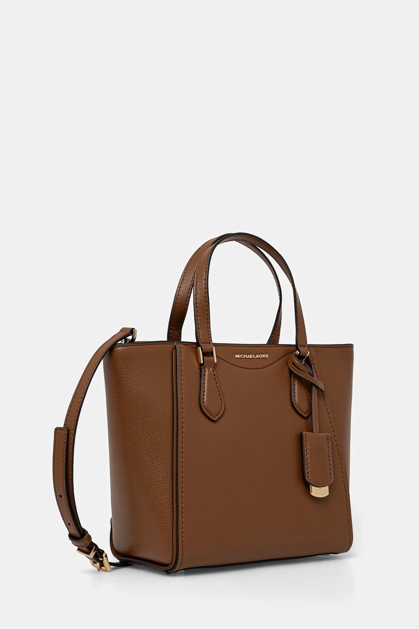 Шкіряна сумочка MICHAEL Michael Kors колір коричневий 32F4GTBC1L