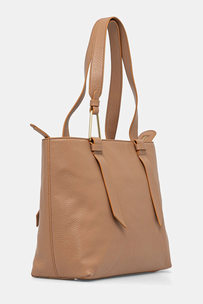 Шкіряна сумочка Coccinelle колір коричневий E1 R1K 11 02 01