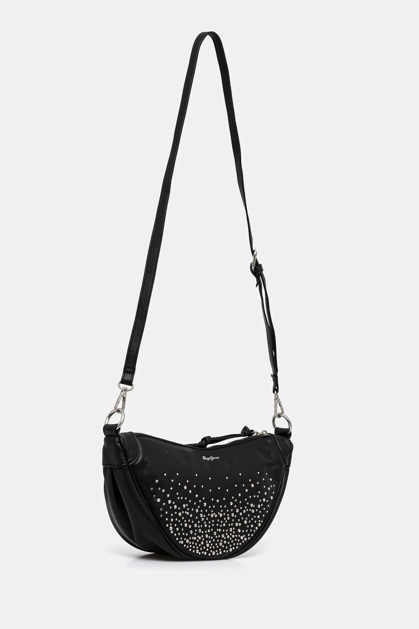 Сумочка Pepe Jeans NADINE SHINY колір чорний PL031607
