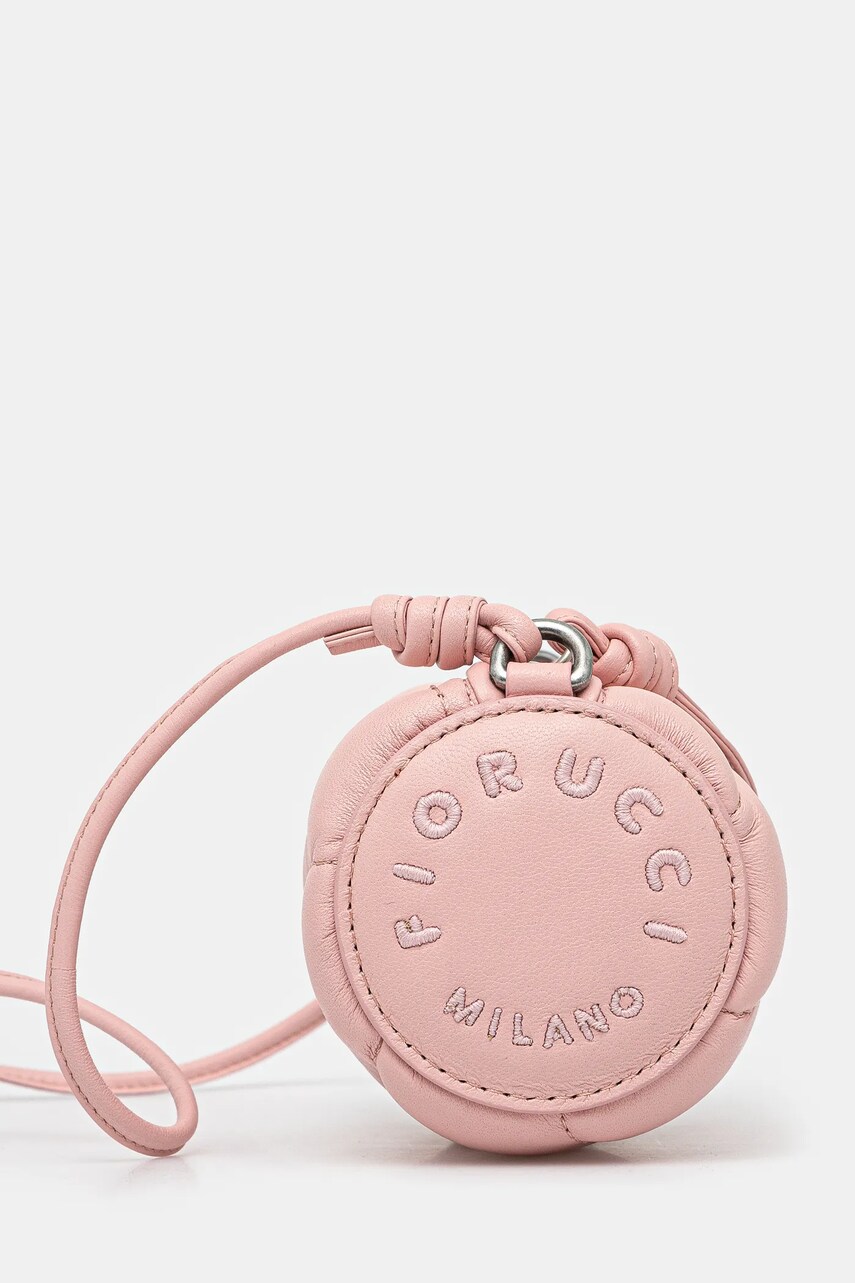 Шкіряна сумочка Fiorucci Leather Micro Mella Bag колір рожевий U01FMASL005LE04PN02