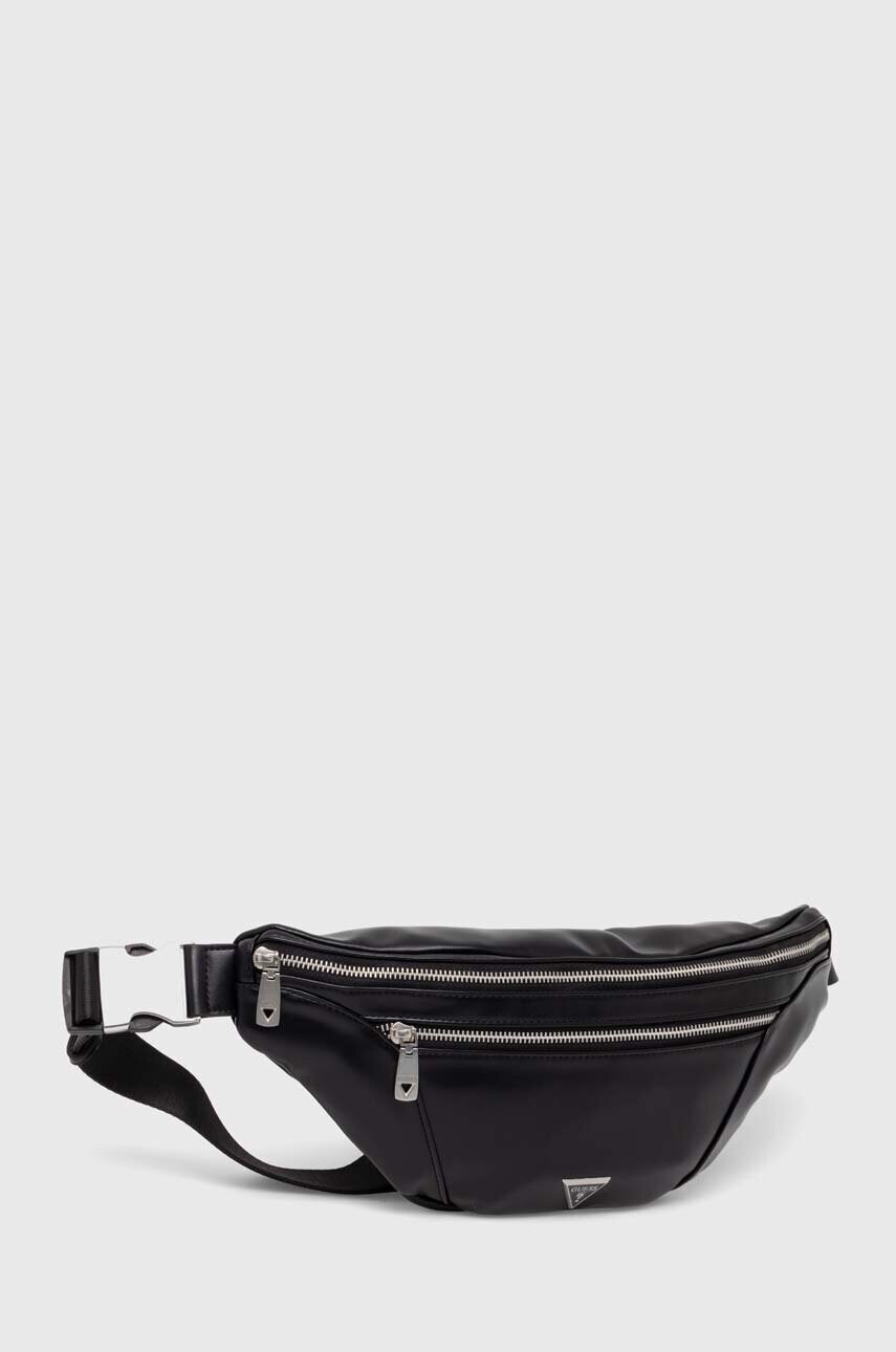 Сумка на пояс Guess MESTRE колір чорний HMMECA P4288