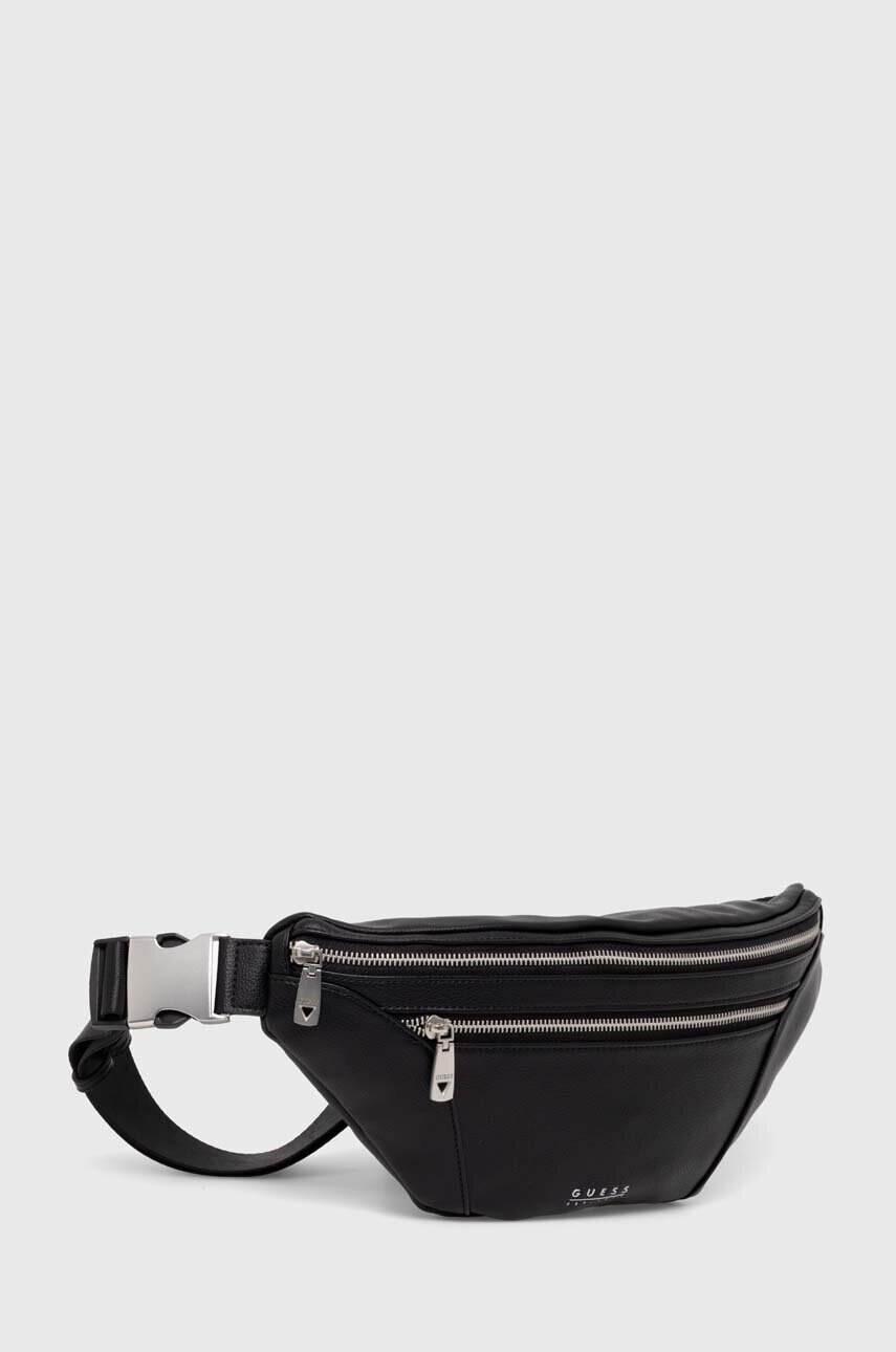 Сумка на пояс Guess MESTRE колір чорний HMMETU P4288