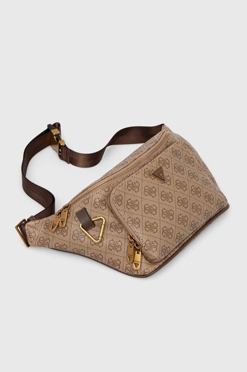 Сумка на пояс Guess MILANO колір бежевий HMMILO P4256