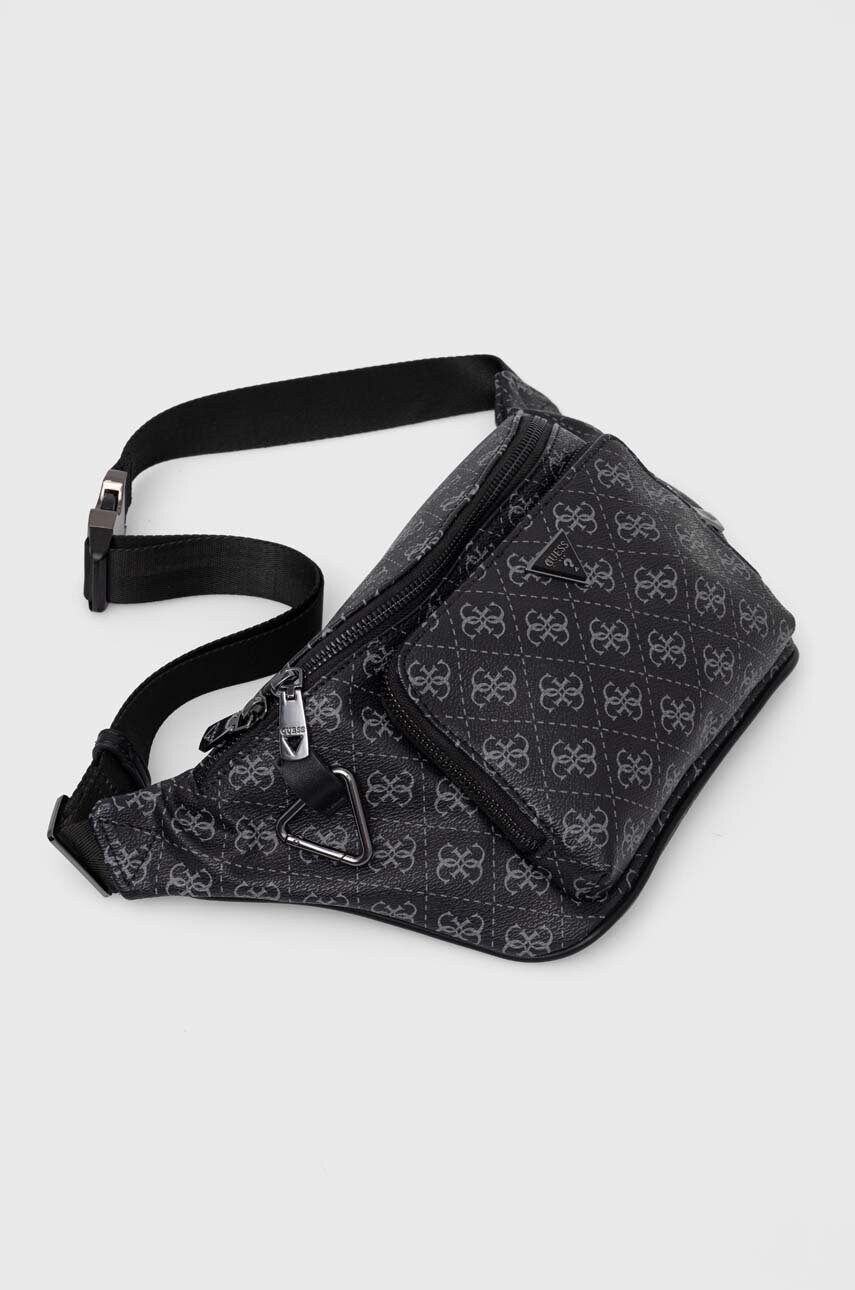 Сумка на пояс Guess MILANO колір чорний HMMILO P4256