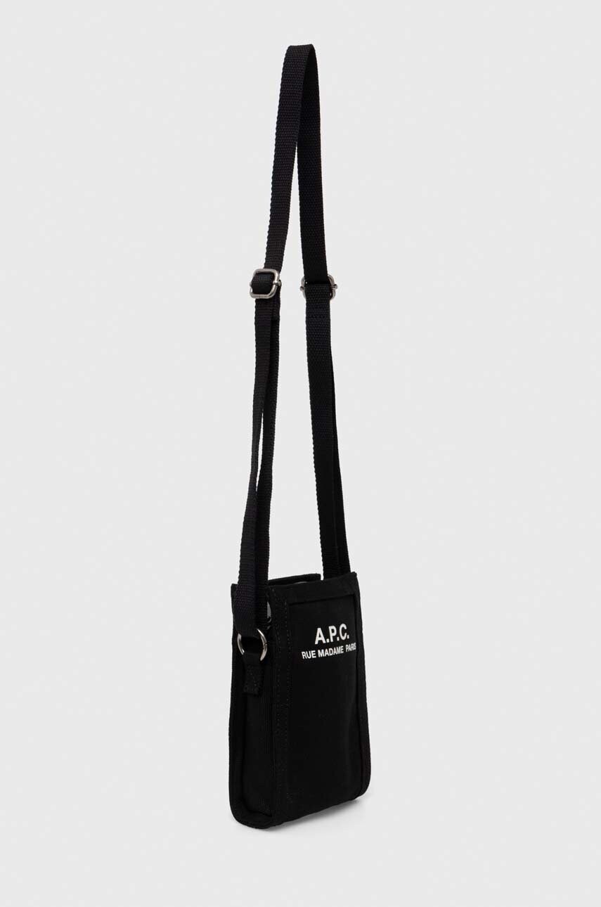 Сумка A.P.C. recuperation колір чорний CODBM.H61931