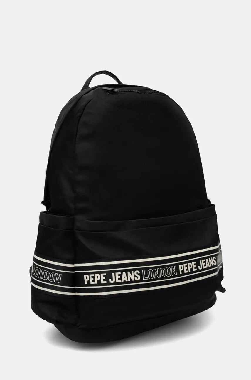 Рюкзак Pepe Jeans OTTO DUBLIN чоловічий колір чорний великий з аплікацією PM030859