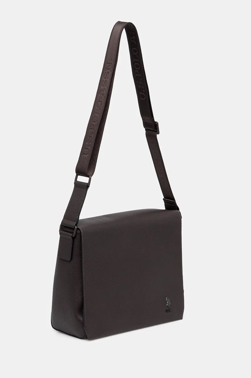 Сумка U.S. Polo Assn. Seattle колір коричневий BEUS35747MVP