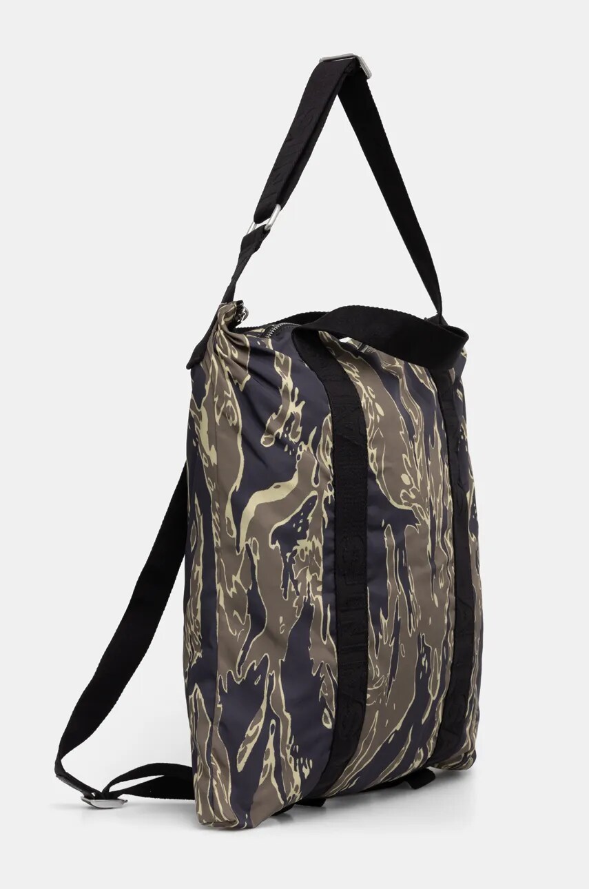 Рюкзак AllSaints KEI BACKPACK чоловічий колір зелений великий візерунок M011XB