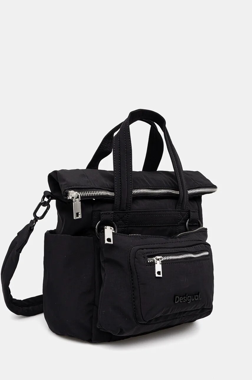 Купити Рюкзак Desigual BASIC MODULAR VOYAGE колір чорний малий однотонний 24WAXY35 – головне зображення