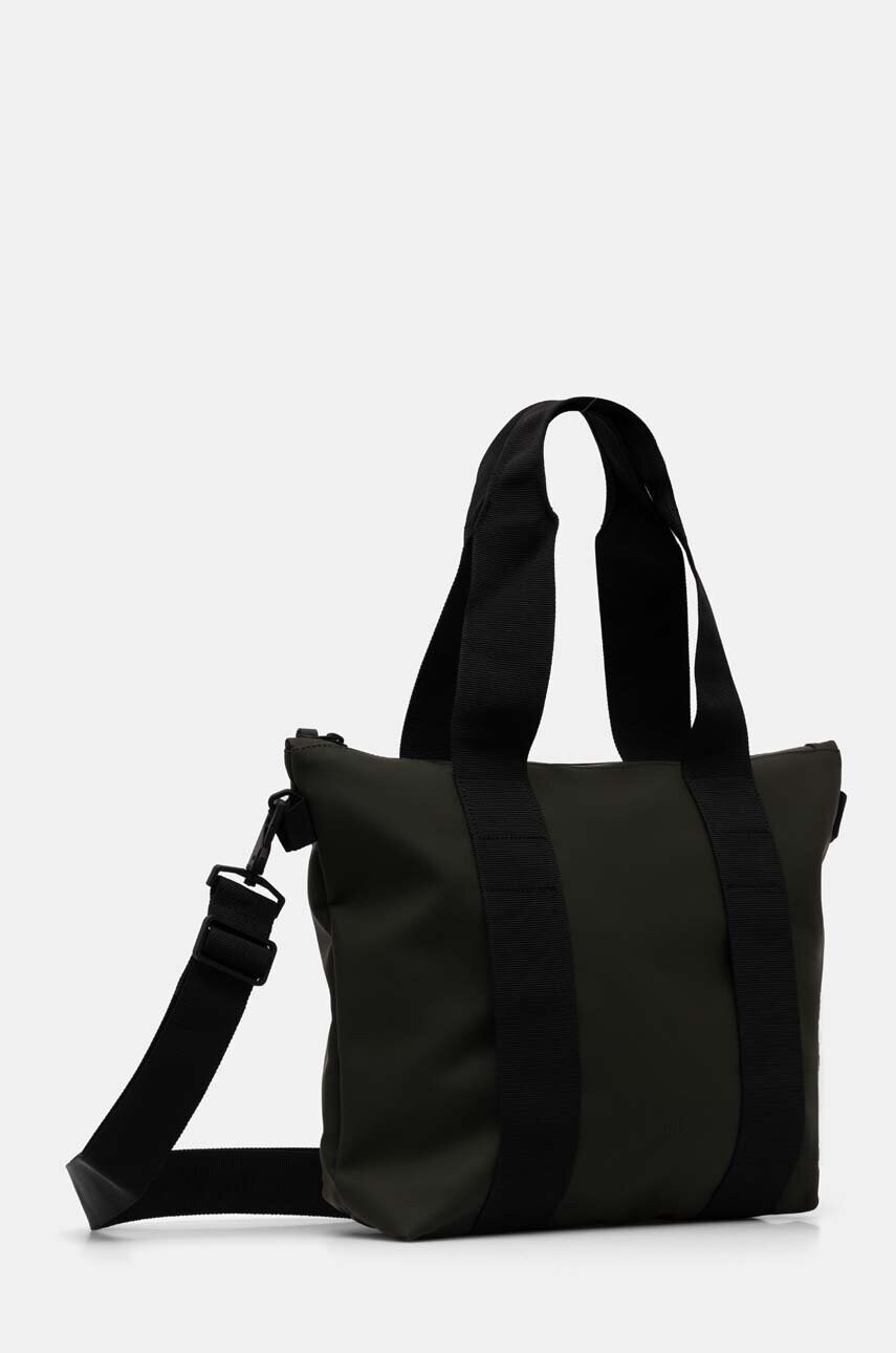 Сумка Rains Tote Bag Micro W3 колір зелений 14180-03