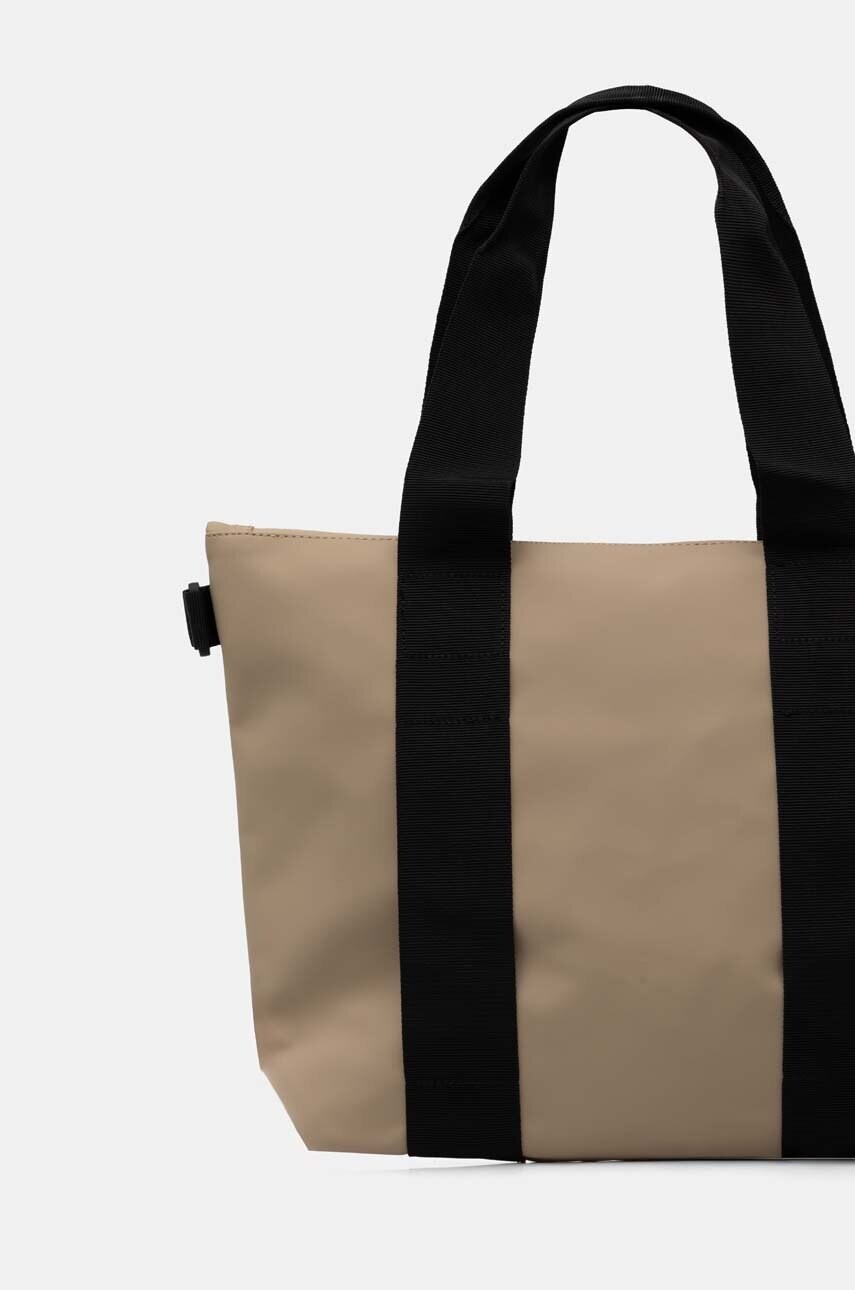 Сумка Rains Tote Bag Micro W3 колір бежевий 14180-24