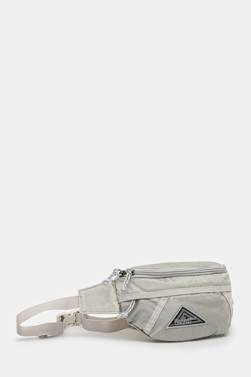 Сумка на пояс thisisneverthat Washed Nylon Waist Bag колір сірий TN243WBASB01