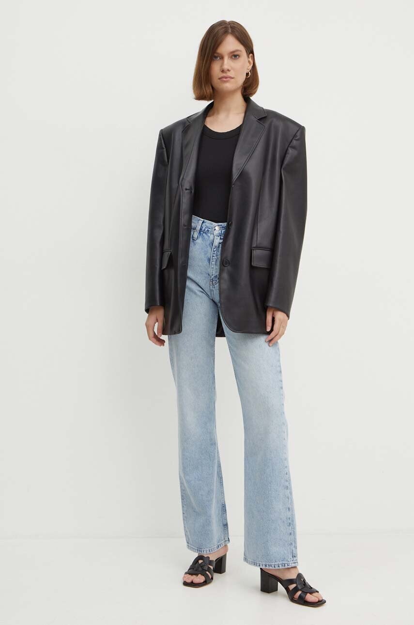 Топ Calvin Klein жіночий колір чорний K20K207190