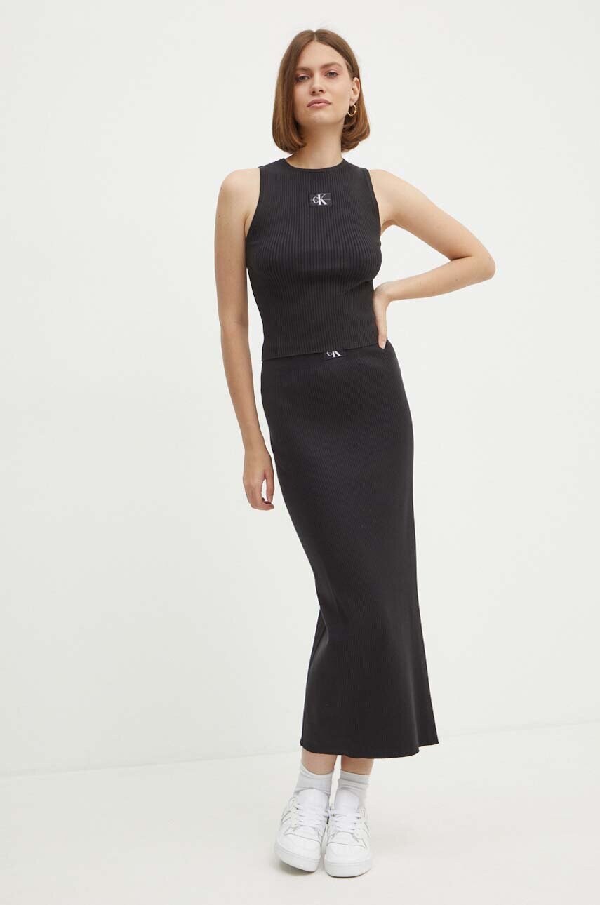 Топ Calvin Klein Jeans жіночий колір чорний J20J223616