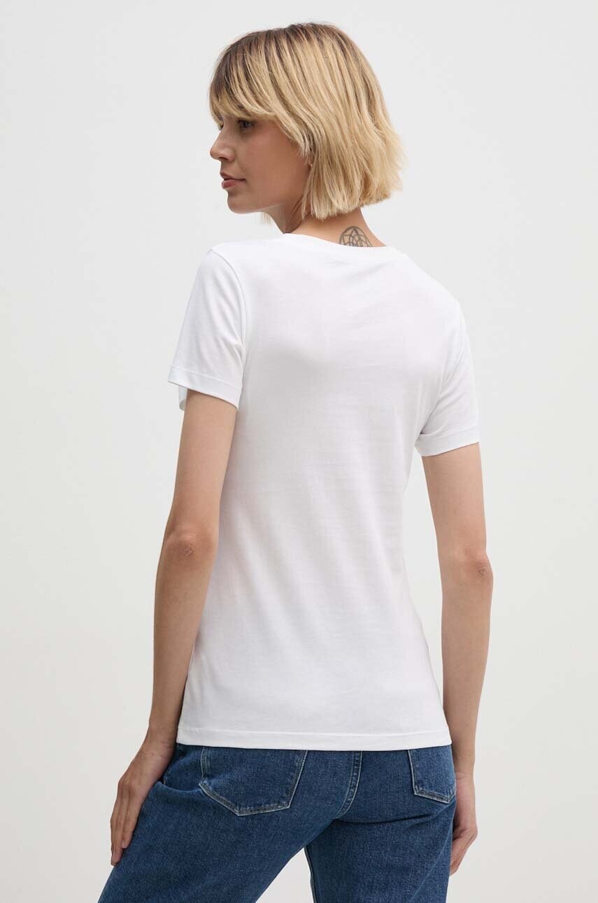 Бавовняна футболка Calvin Klein Jeans жіноча колір білий J20J223625