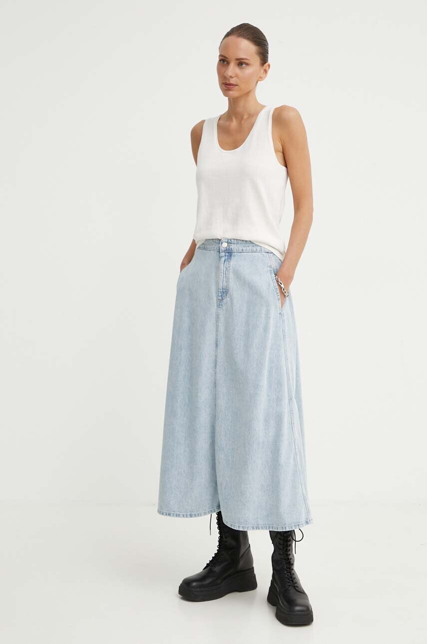 Бавовняний топ G-Star Raw колір сірий D24606-D597