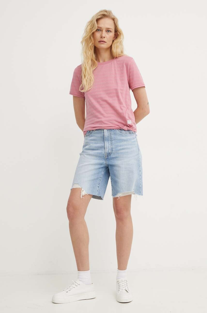 Футболка G-Star Raw жіноча колір рожевий D24661-D602