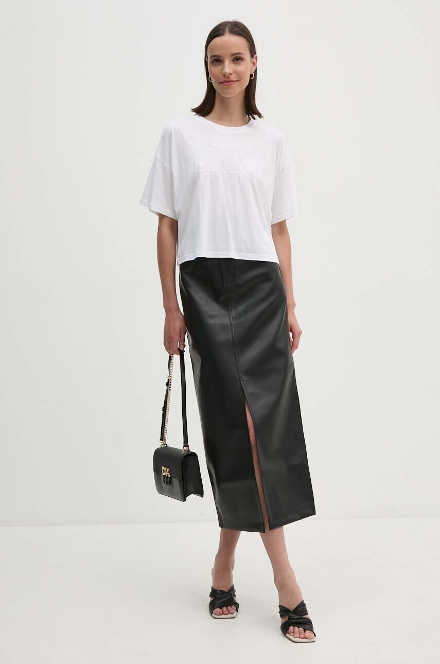 Футболка Dkny жіноча колір білий DJ4T1178