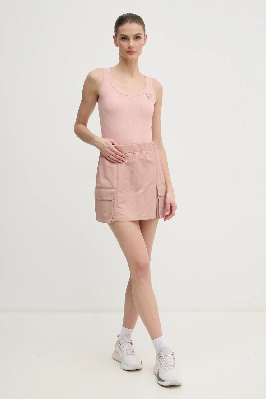 Топ Guess COLETTE жіночий колір рожевий V4YP06 K8RT2