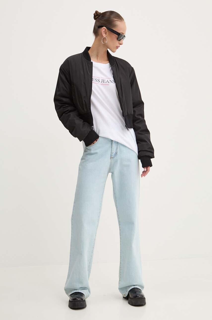 Бавовняна футболка Guess Jeans жіноча колір білий W4YI08 K8HM0