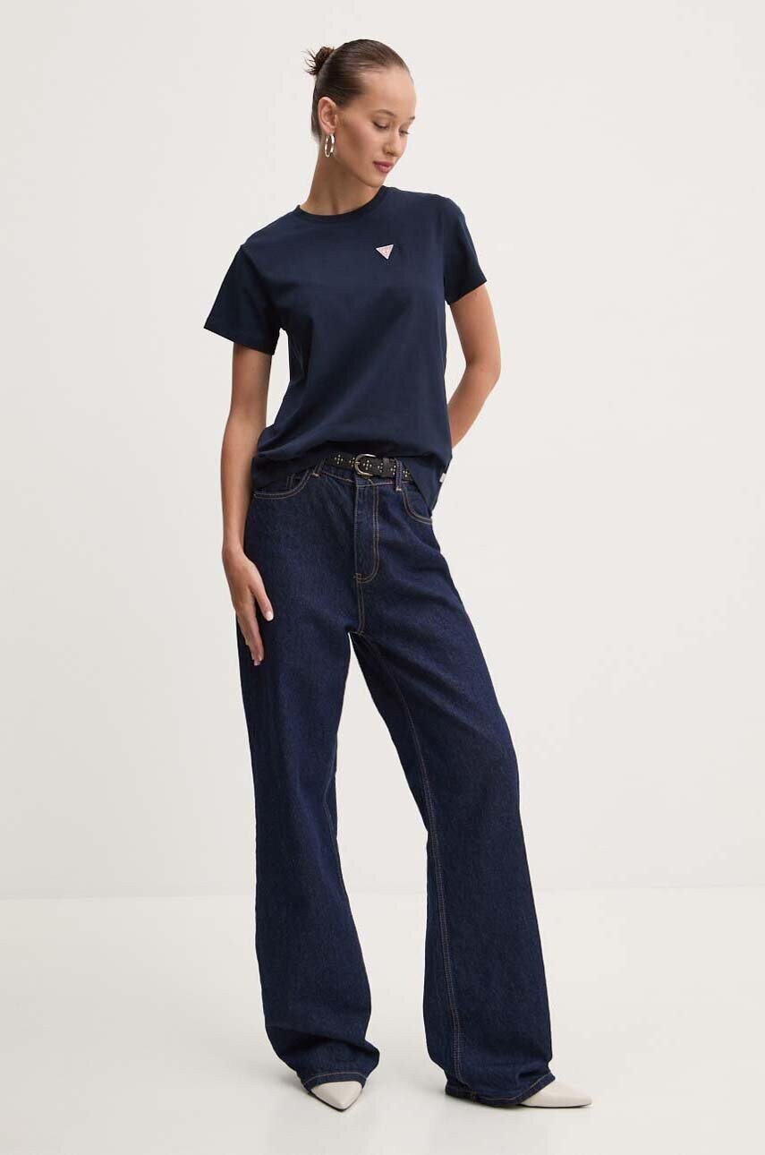 Футболка Guess Jeans жіноча колір синій W4YI10 J1314