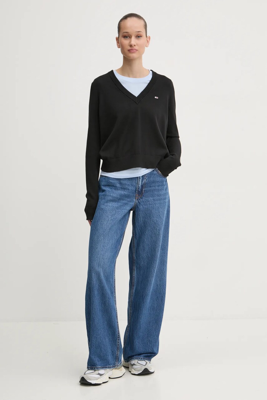 Бавовняна футболка Tommy Jeans жіноча  DW0DW18398