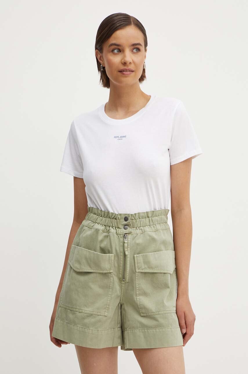 Бавовняна футболка Pepe Jeans EMILY жіноча колір білий PL505877