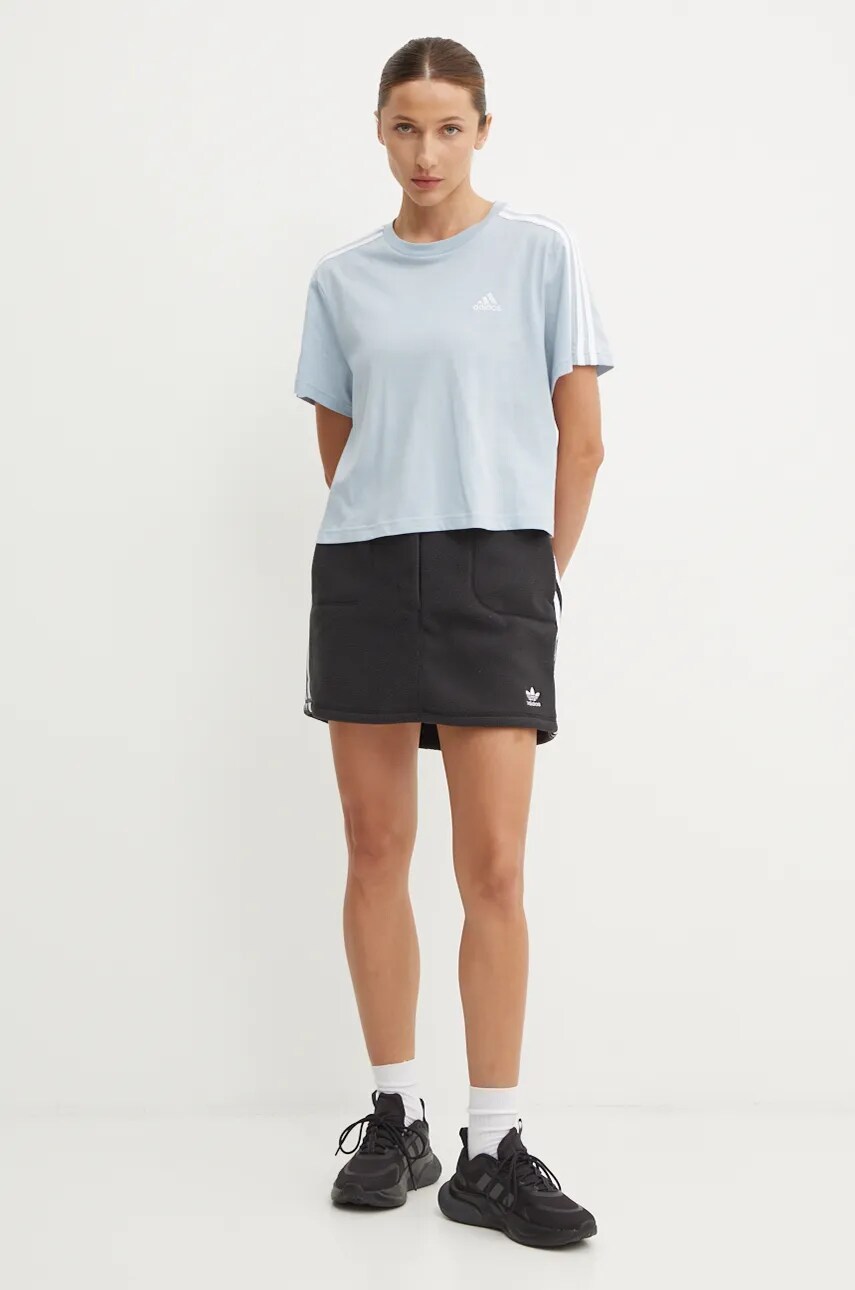 Бавовняна футболка adidas Essentials жіноча  IS1568