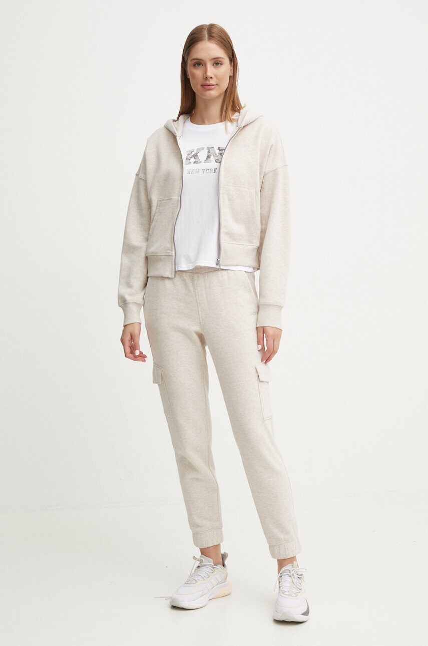 Бавовняна футболка Dkny жіноча колір білий DP4T9991