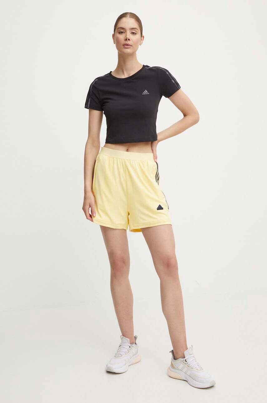 Футболка adidas Camo жіноча колір чорний IY1691