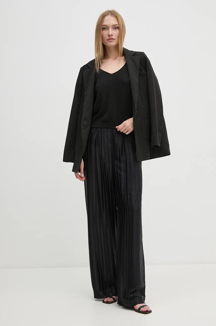 Топ United Colors of Benetton жіночий колір чорний 1194DH015