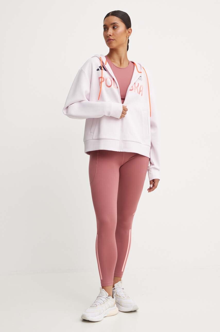 Топ для бігу adidas Performance Own The Run Excite колір рожевий IS9576