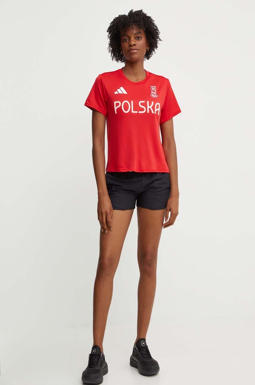 Тренувальна футболка adidas Performance HIIT Polska колір червоний JF6702