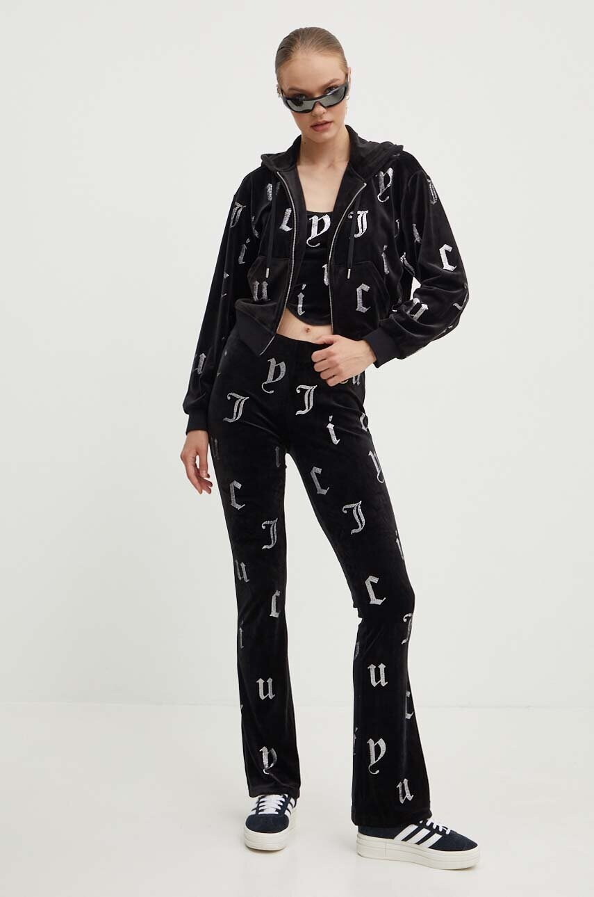 Топ Juicy Couture CAIT AO DIAMANTE CORSET жіночий колір чорний JCMCS224252