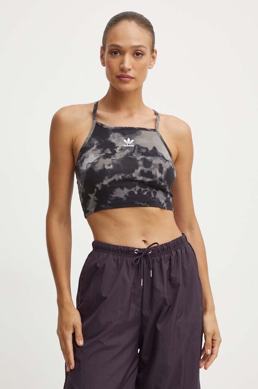 Топ adidas Originals жіночий колір чорний IW0837
